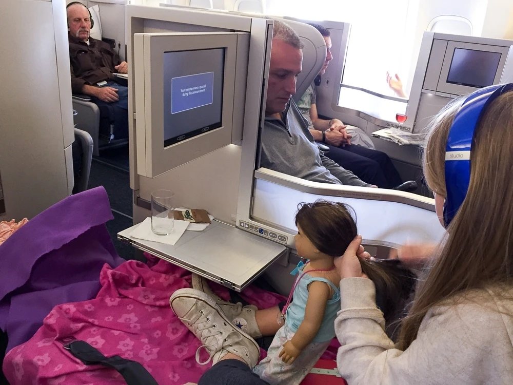 British Airways Club World seats on a Boeing 777