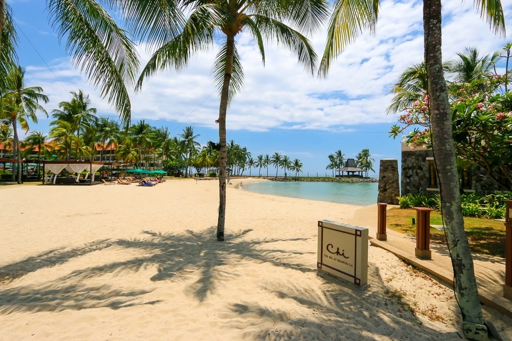 The entrance to CHI, The Spa at Shangri-la's Tanjung Aru Resort and Spa in Kota Kinabalu