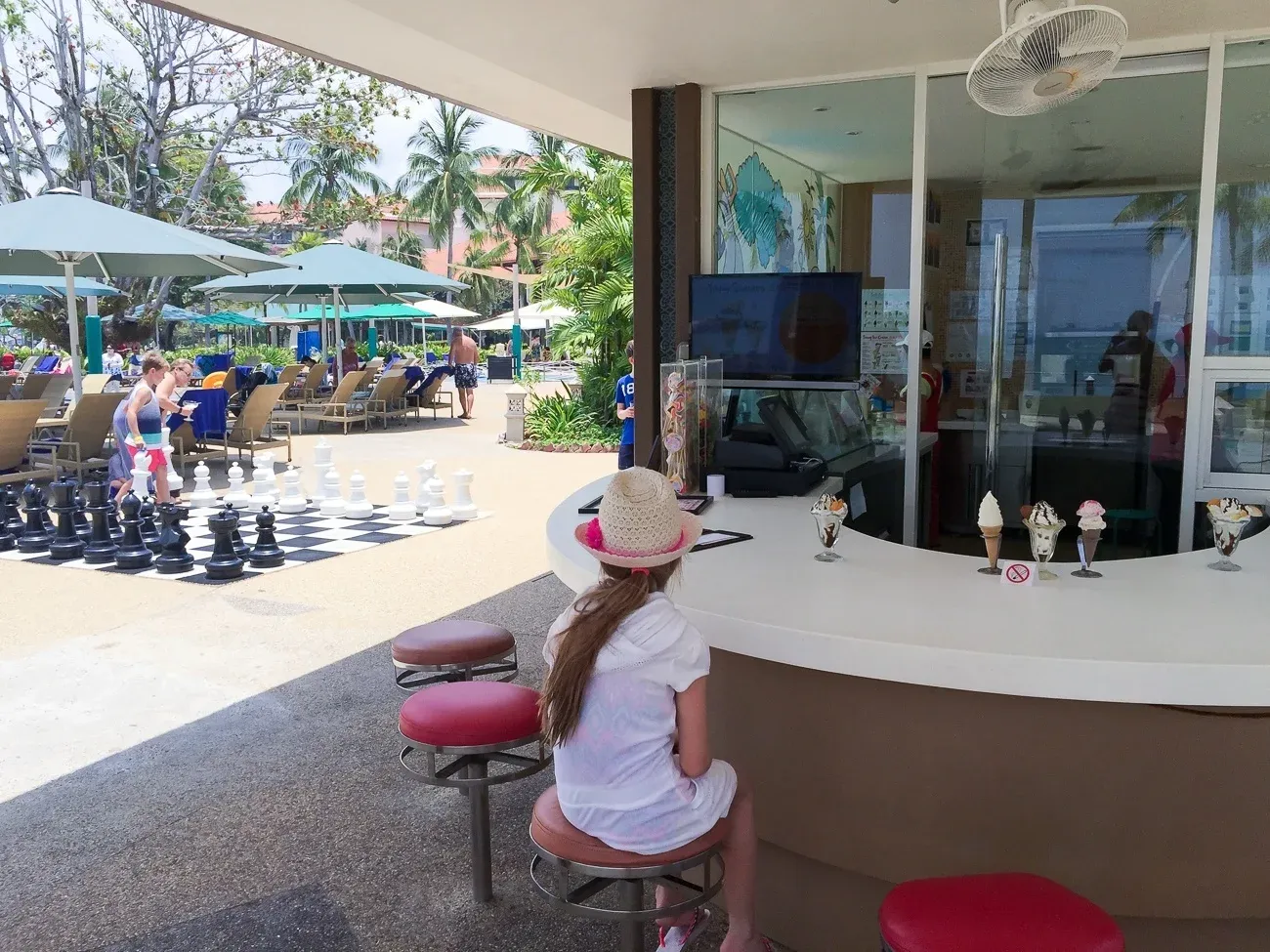 Kid-friendly amenities at Shangri-la's Tanjung Aru Resort and Spa include onsite games, an ice cream shop, a kids' club, awesome pool area and more.