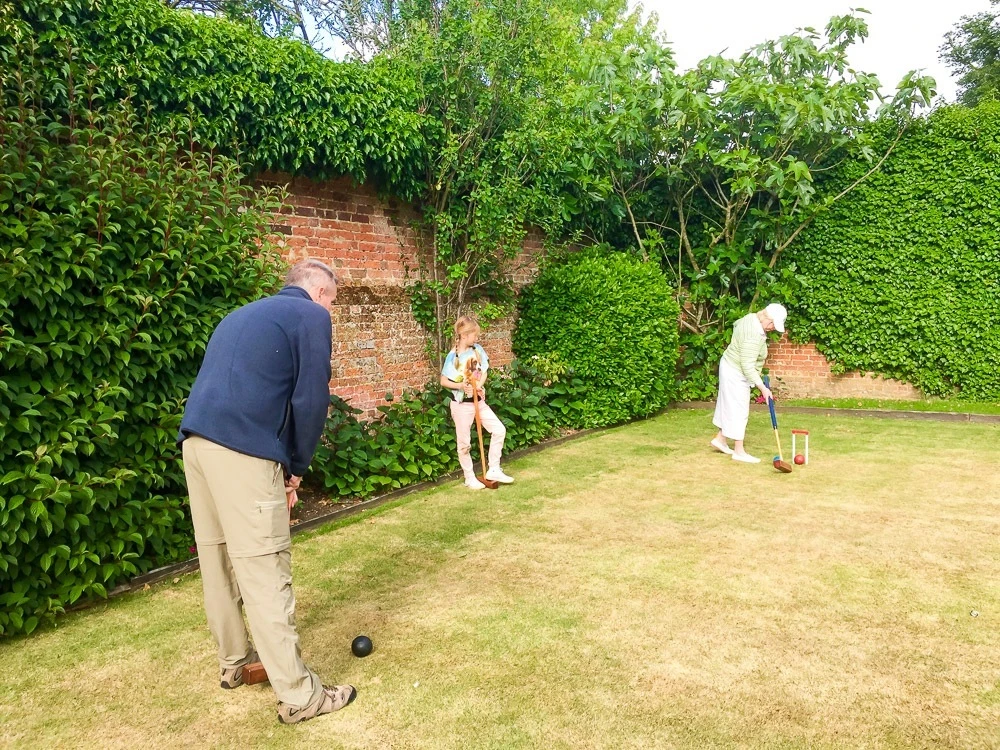 Four Seasons Hotel Hampshire has a croquet lawn that is open from April to September
