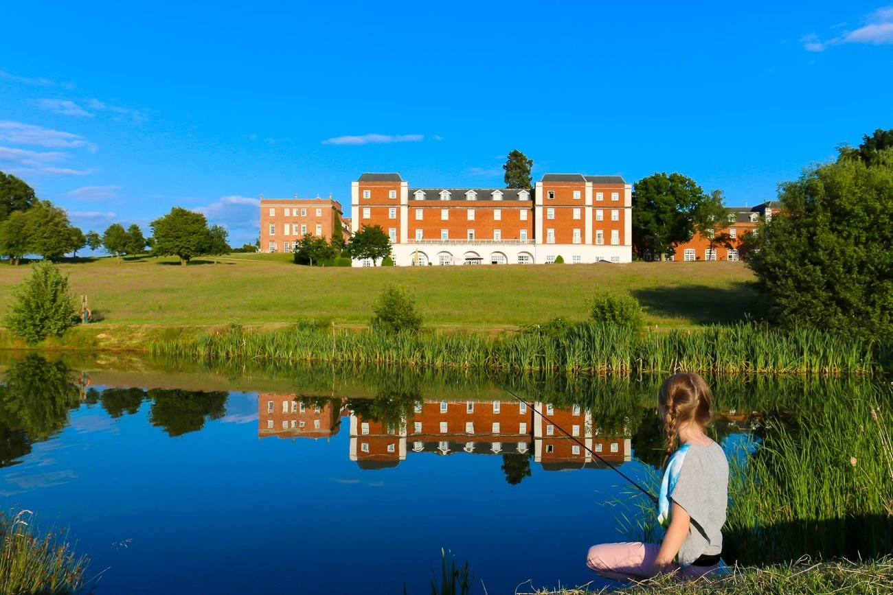 We tried fly fishing at Four Seasons Hotel Hampshire, England