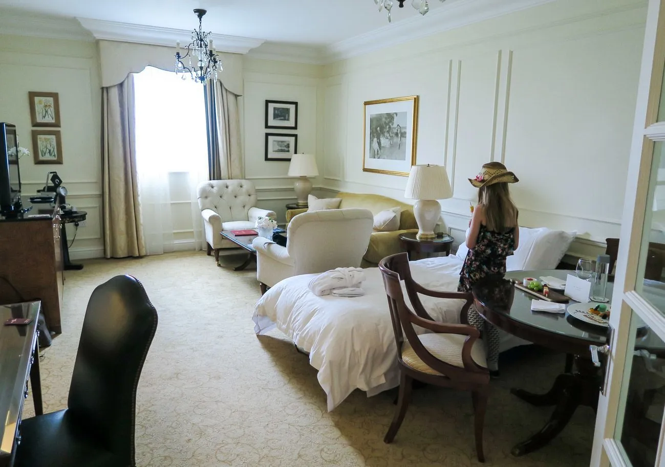 A suite at Four Seasons Hotel Hampshire, England