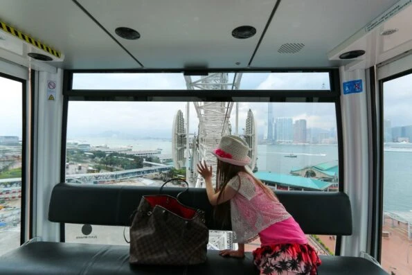 Ride the Hong Kong Observation Wheel when on a family vacation to Hong Kong. Kids will love it.
