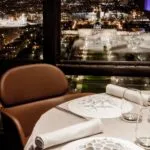 The view from Le Jules Verne restaurant on the second floor of the Eiffel Tower in Paris is spectacular at night, especially paired with a Michelin-star dinner.