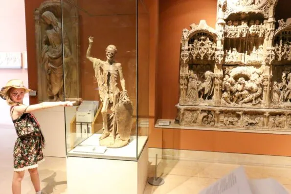 Skull Scouting treasure hunt at the Louvre Museum in Paris with THATLou involved finding Death St. Innocent.