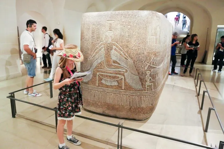 The Louvre Museum in Paris will become much more interesting to kids when tasked with a themed treasure hunt that takes them by many famous works of art.