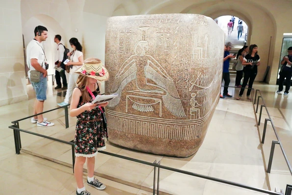 The Louvre Museum in Paris will become much more interesting to kids when tasked with a themed treasure hunt that takes them by many famous works of art.