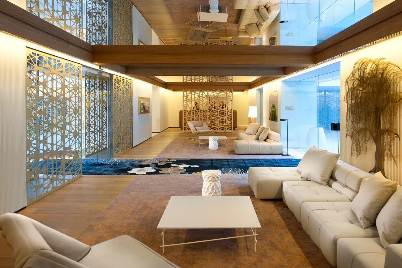 Mandarin Oriental, Barcelona's interiors were designed by famous Spanish designer Patricia Urquiola