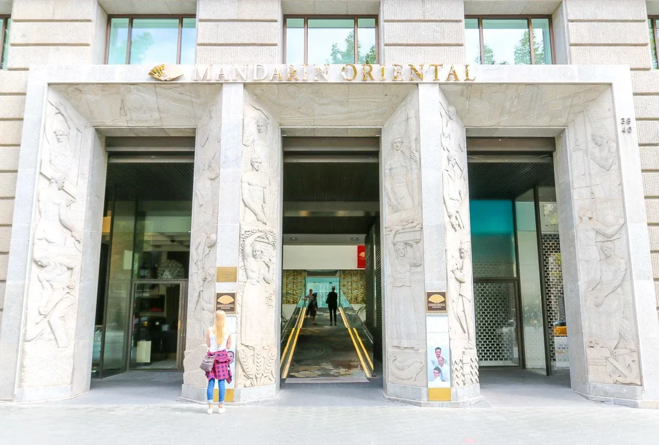 Mandarin Oriental, Barcelona is located on the posh Passeig de Gracia