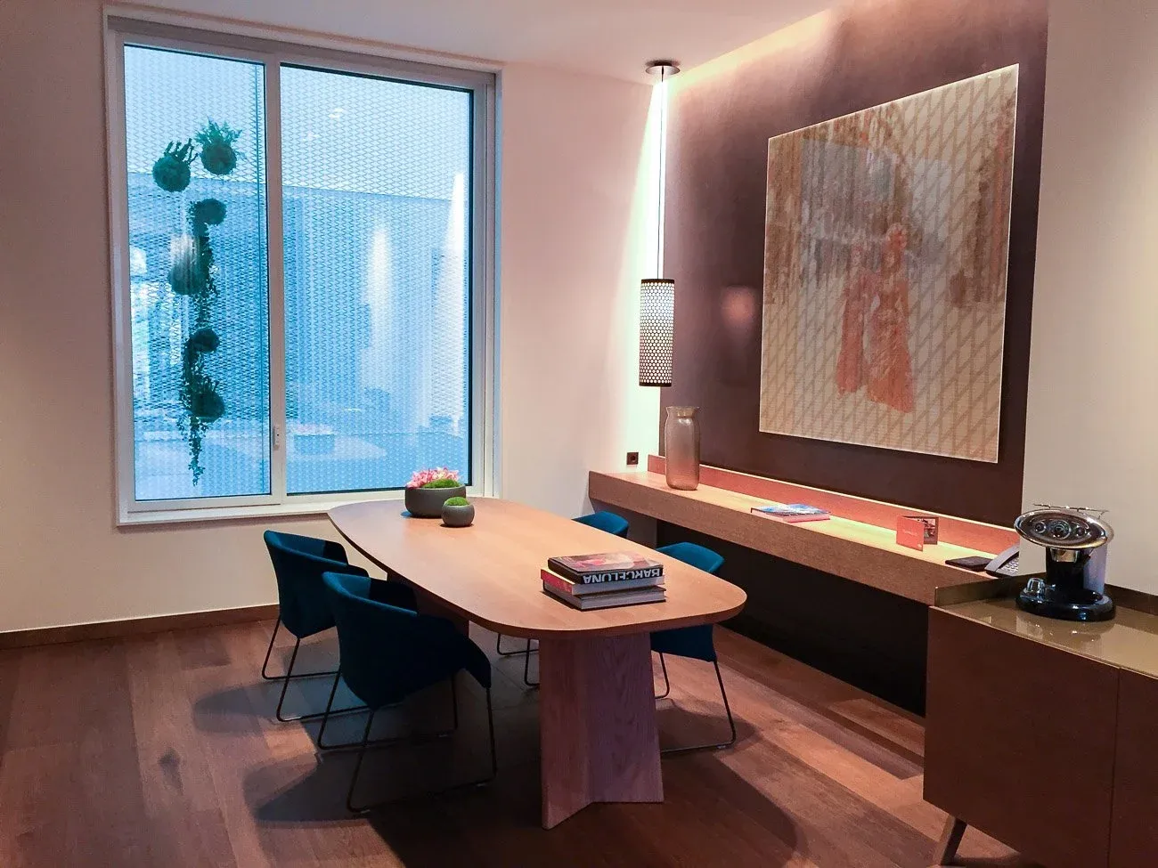 The dining room in Mandarin Oriental, Barcelona's Deluxe Suite