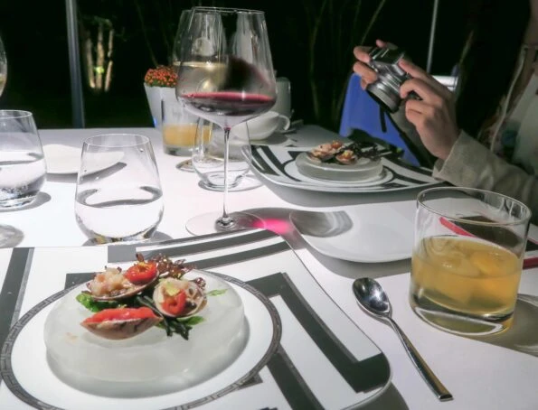 Fine dining at ABaC Restaurant in Barcelona