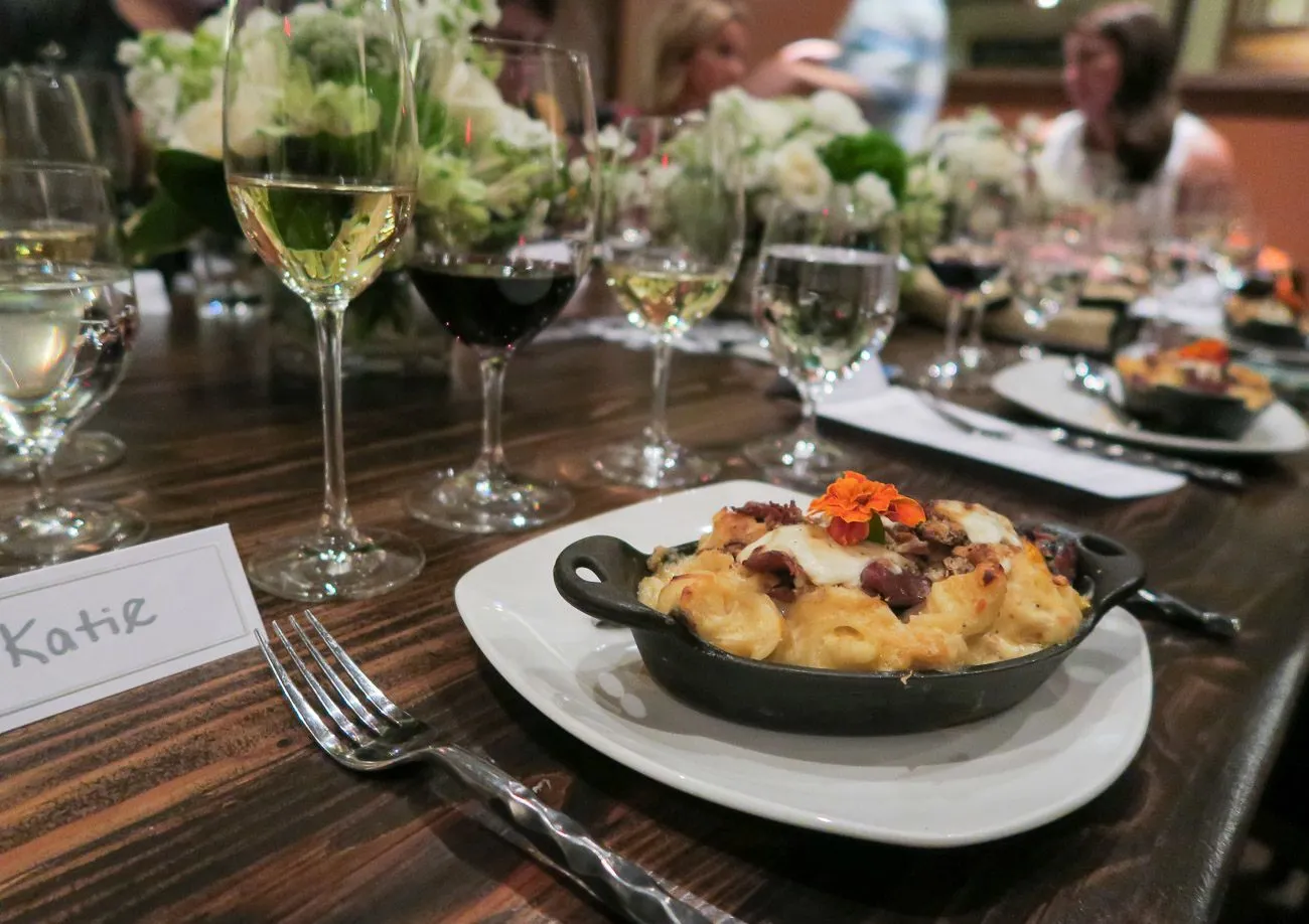 Quack and cheese at Carpe Diem wine bar in downtown Napa, California