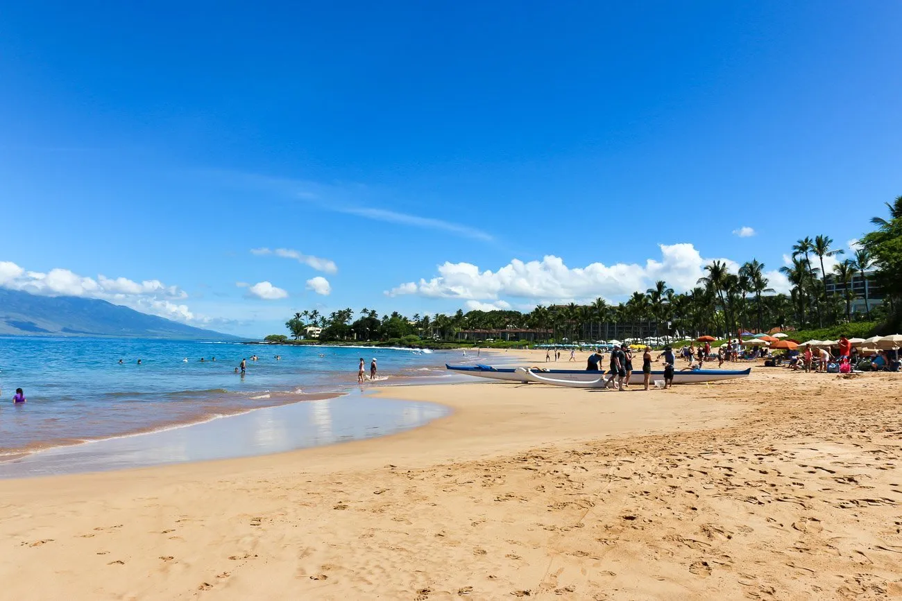 Guests of Four Seasons Resort Maui at Wailea can experience what it's like to row in an outrigger canoe.
