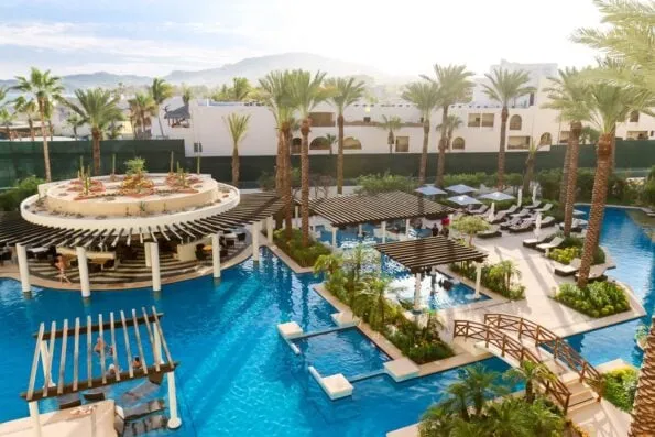 The adult pool at Hyatt Ziva Los Cabos in Mexico
