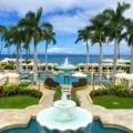 The main swimming pool at Four Seasons Maui