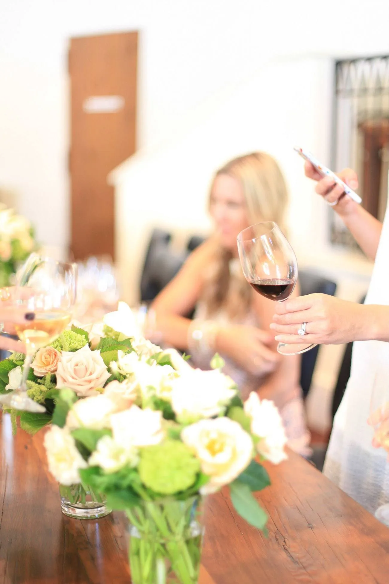 A lovely tablescape at Sterling Vineyards in Napa Valley