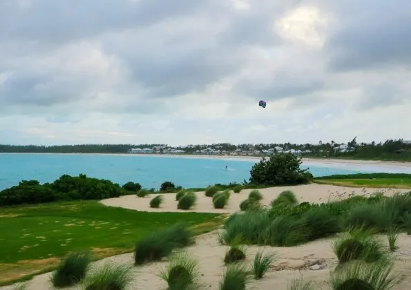 Go kite surfing at Grand Isle Resort in the Bahamas.