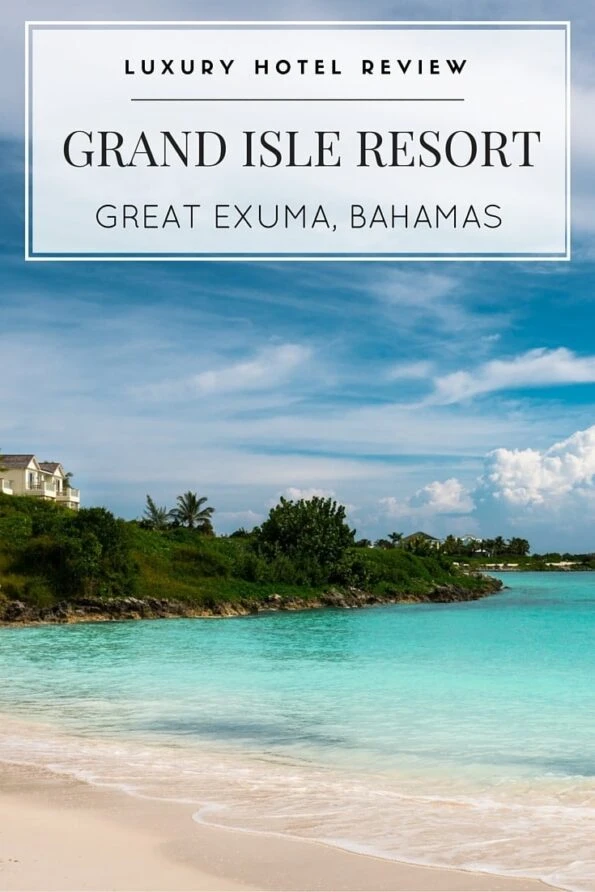 A review of Grand Isle Resort on Great Exuma island in the Bahamas, our base for swimming with the pigs!