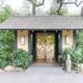 The famous golden door entrance to Golden Door Spa in North San Diego County.