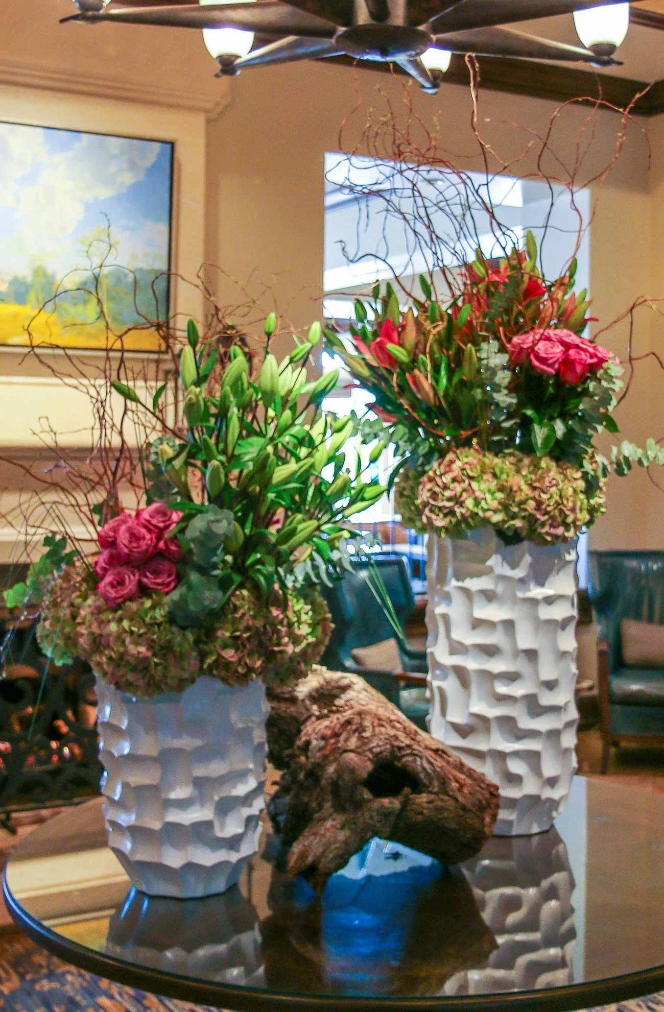 Gorgeous flowers at Four Seasons Hotel Austin