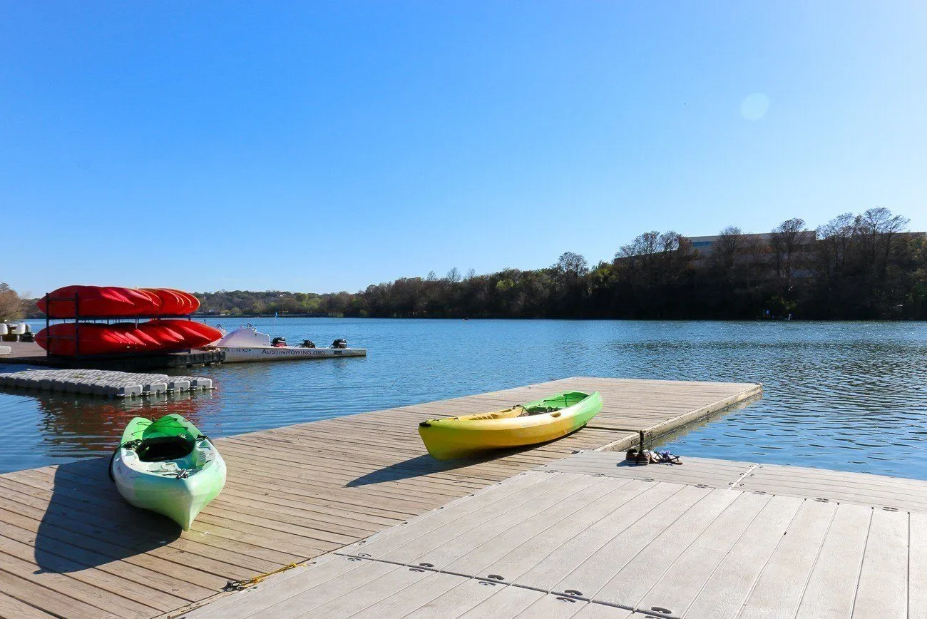 Water sports rentals are available right in front of Four Seasons Hotel Austin.