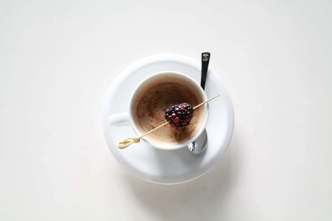 A coffee from the famous Le Parfait Paris cafe, now at Liberty Public Market in San Diego