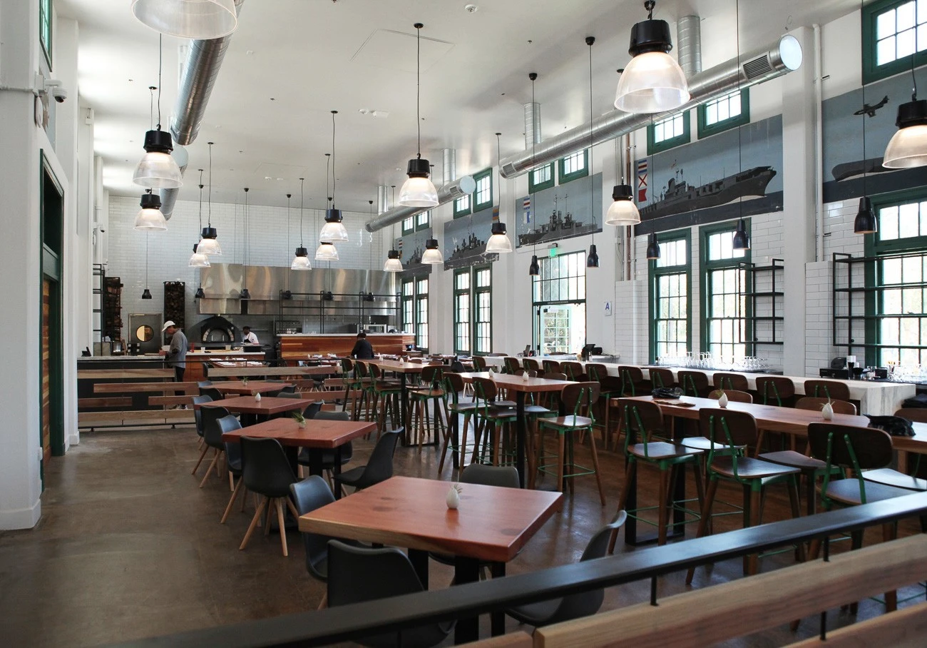 Liberty Public Market's onsite restaurant, Mess Hall, sources ingredients from market vendors.