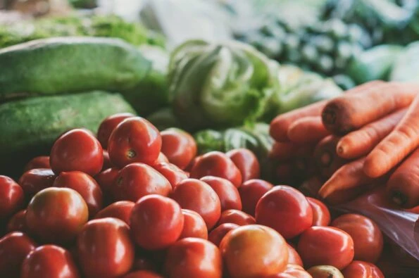 Shoppers can buy fresh produce at Liberty Public Market in San Diego
