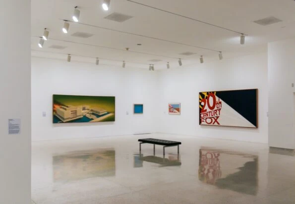 The Ed Ruscha exhibit at MCASD in La Jolla