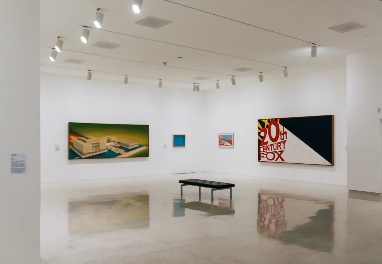 The Ed Russian exhibit at MCAS in La Jolla