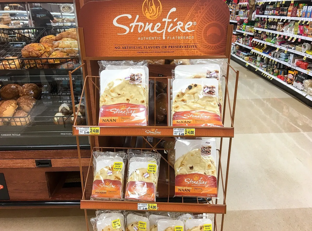 Buy Stonefire naan at Ralph's Pacific Beach.