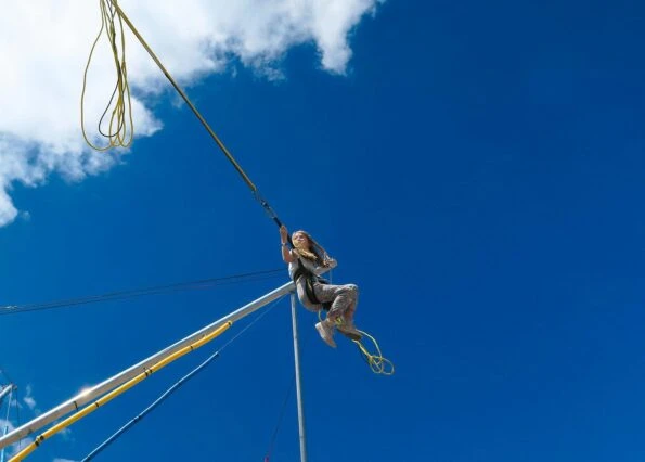 The bungee trampoline at Vail Mountain's Epic Discovery is a blast for kids.