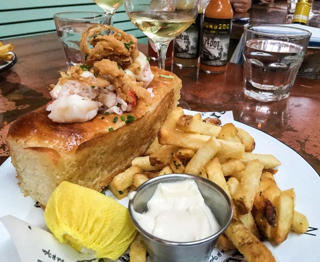 The lobster roll from Ironside in Little Italy.