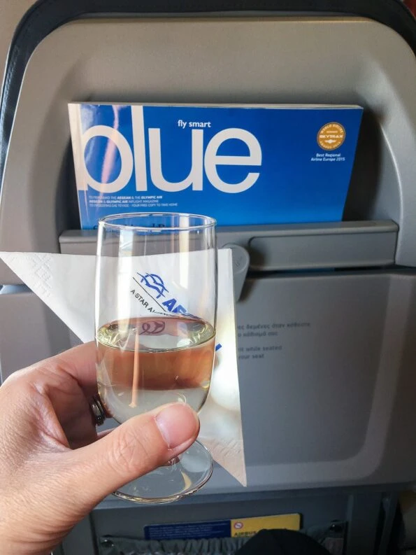 Aegean Airlines regional business class review.