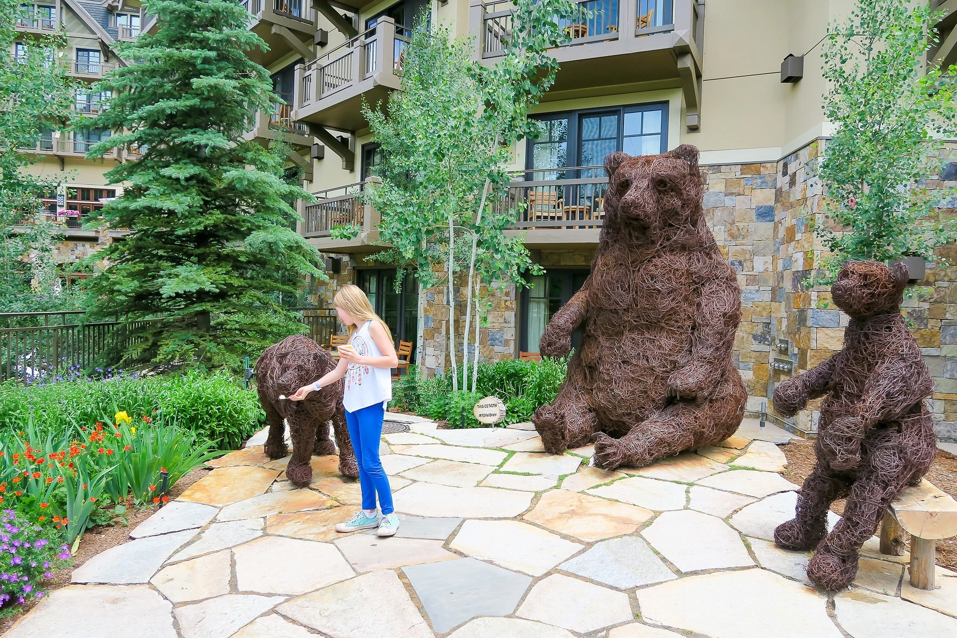 Snap a photo next to the #FSVailBears to share on social media.