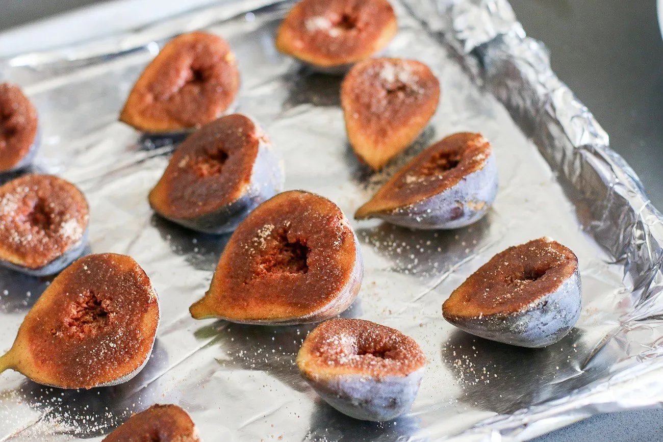 Figs waiting to be roasted and eaten with ice cream