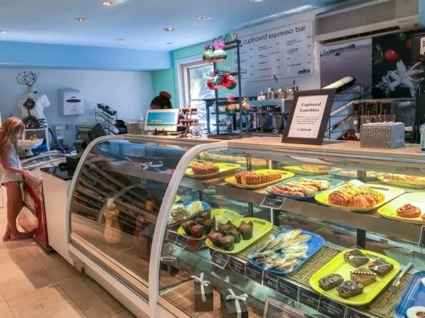 Gift shop at The Ritz-Carlton Grand Cayman also has grab-and-go snacks.