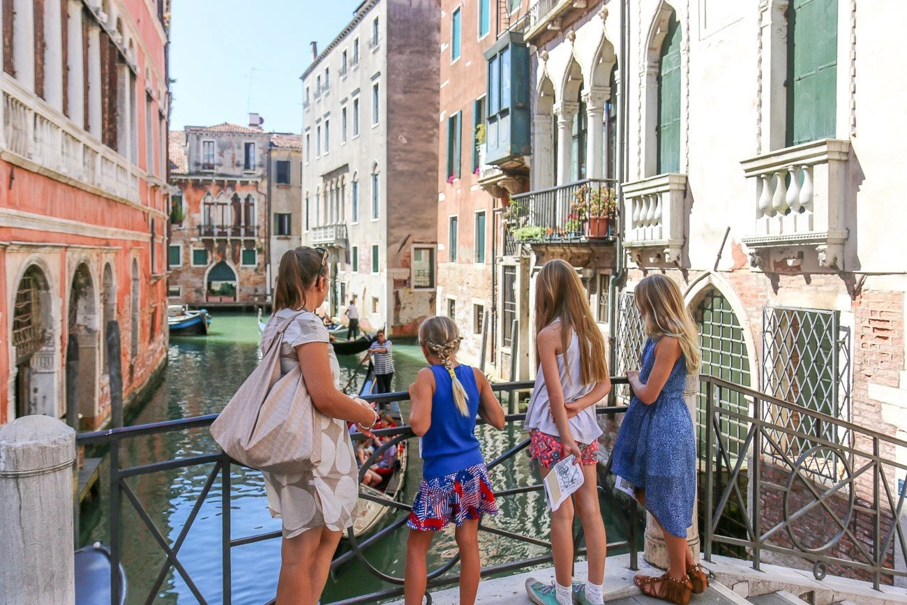 When in Venice with kids, do a lion hunt with Context Travel.