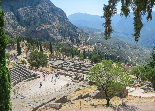 The theatre at Delphi could seat 5000 people for music, poetry events and much more.
