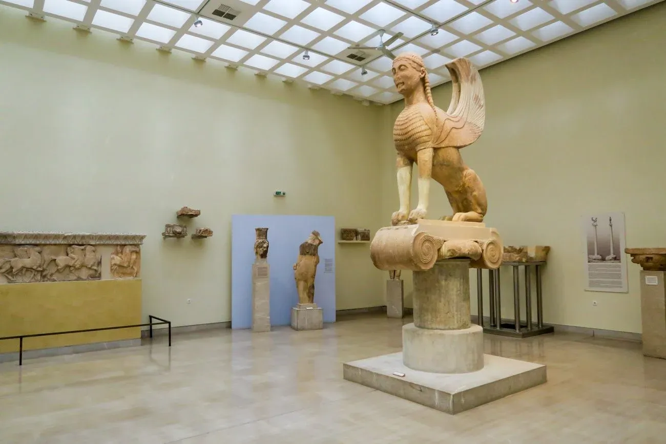 The museum at Delphi, a day trip from Athens.