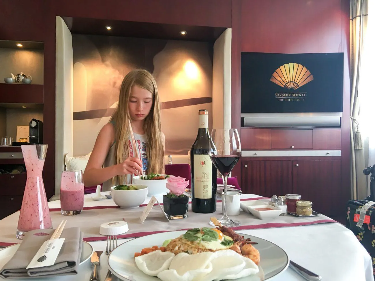 Room service at the Mandarin Oriental hotel in Paris our favorite luxury hotel in the city.