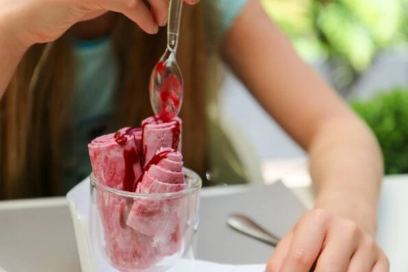 iceRoll at Sunday brunch inside the Mandarin Oriental hotel in Paris