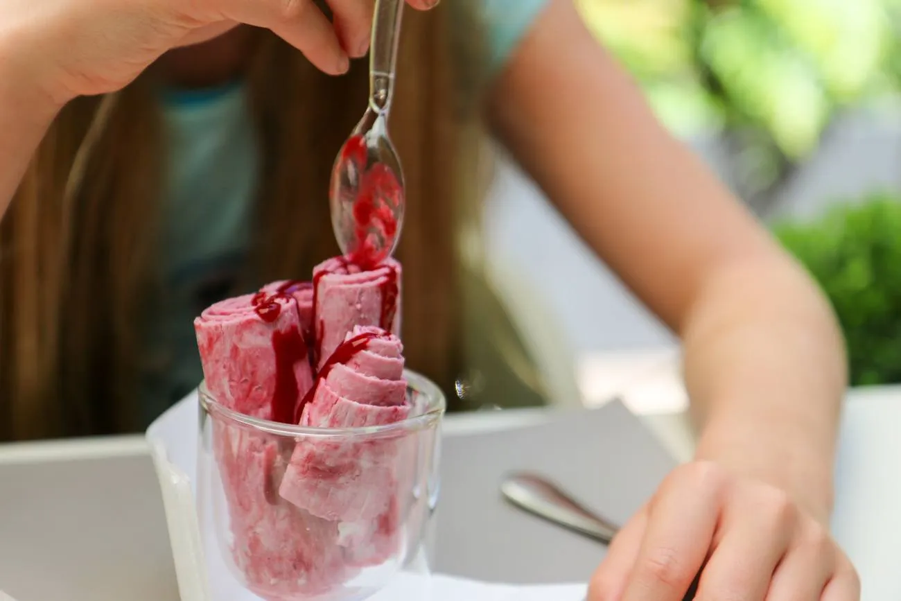 iceRoll at Sunday brunch inside the Mandarin Oriental hotel in Paris