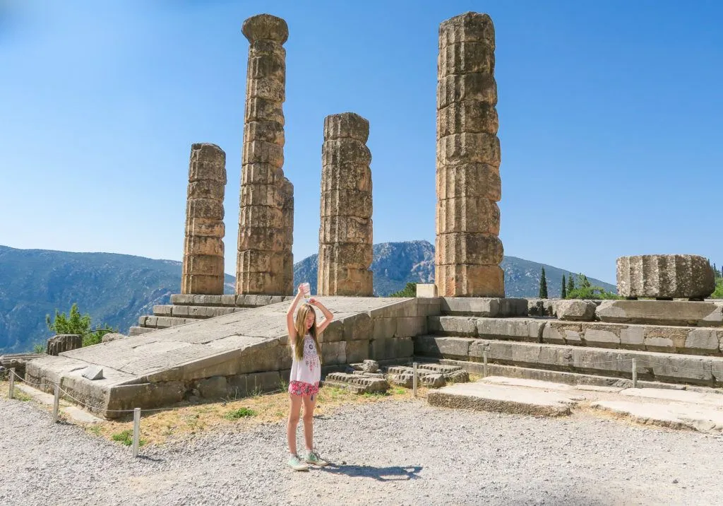 The Temple of Apollo is where the Oracle of Delphi was.