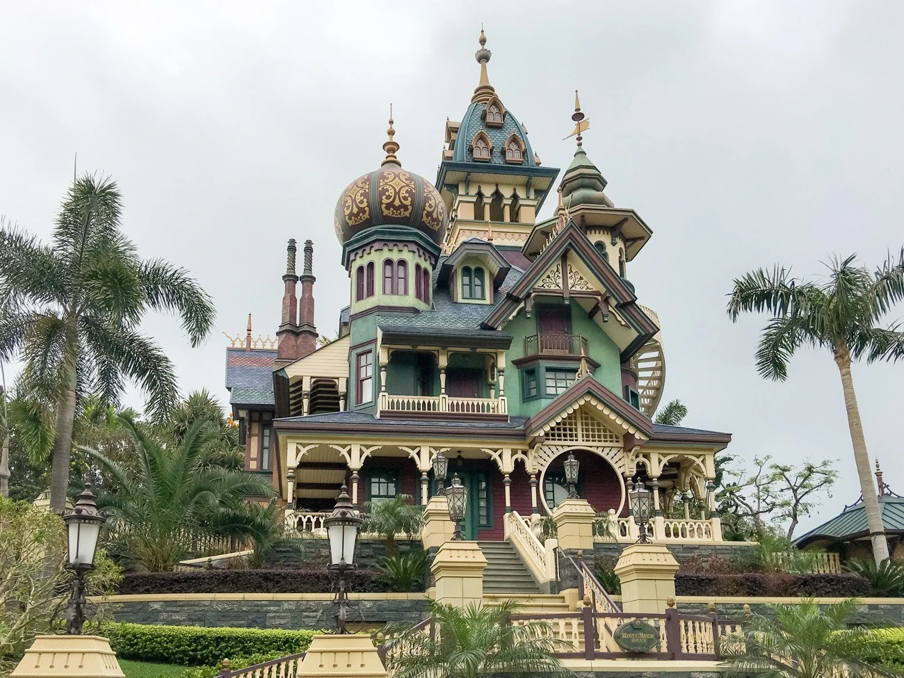 Mystic Manor exterior &mdash; it's one of the best rides at Hong Kong Disneyland