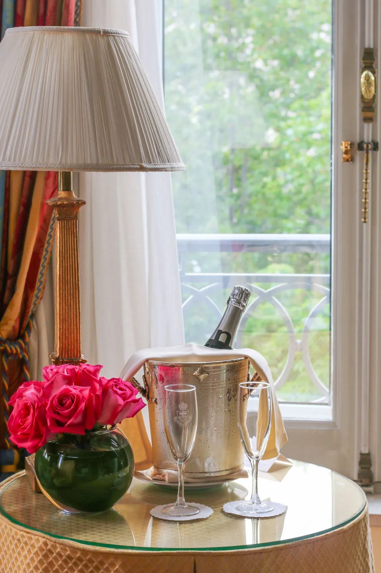 A lovely Cava amenity at Hotel Ritz, Madrid