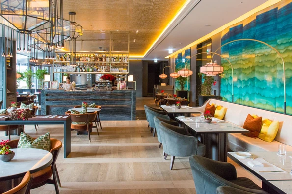 The Maru lounge at Four Seasons Hotel Seoul.