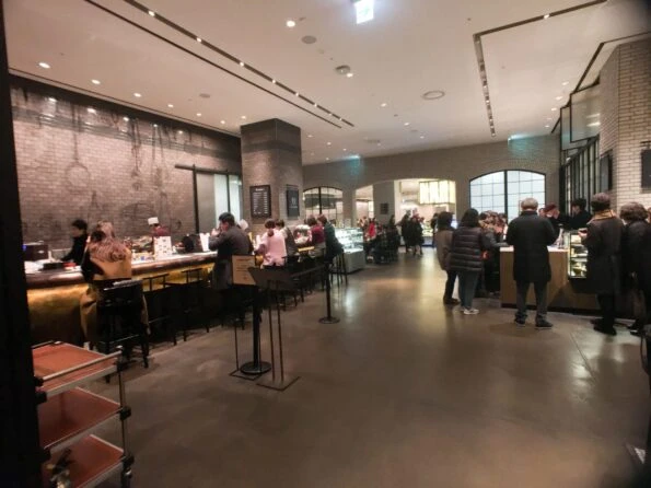 The food hall at Shinsegae department store in Seoul has lots of cuisine choices.