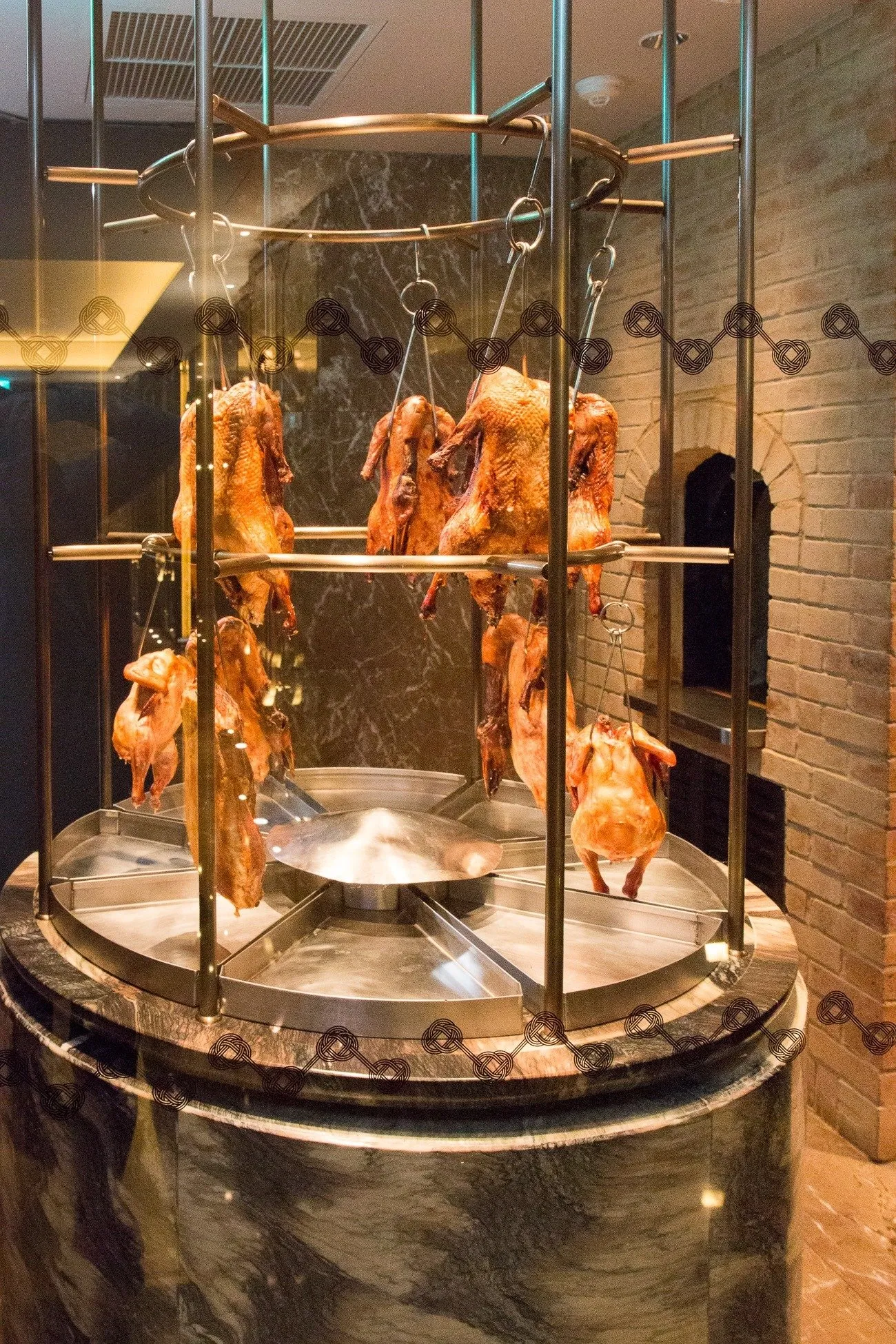 Beautiful placesettings at Yu Yuan inside Four Seasons Hotel Seoul.