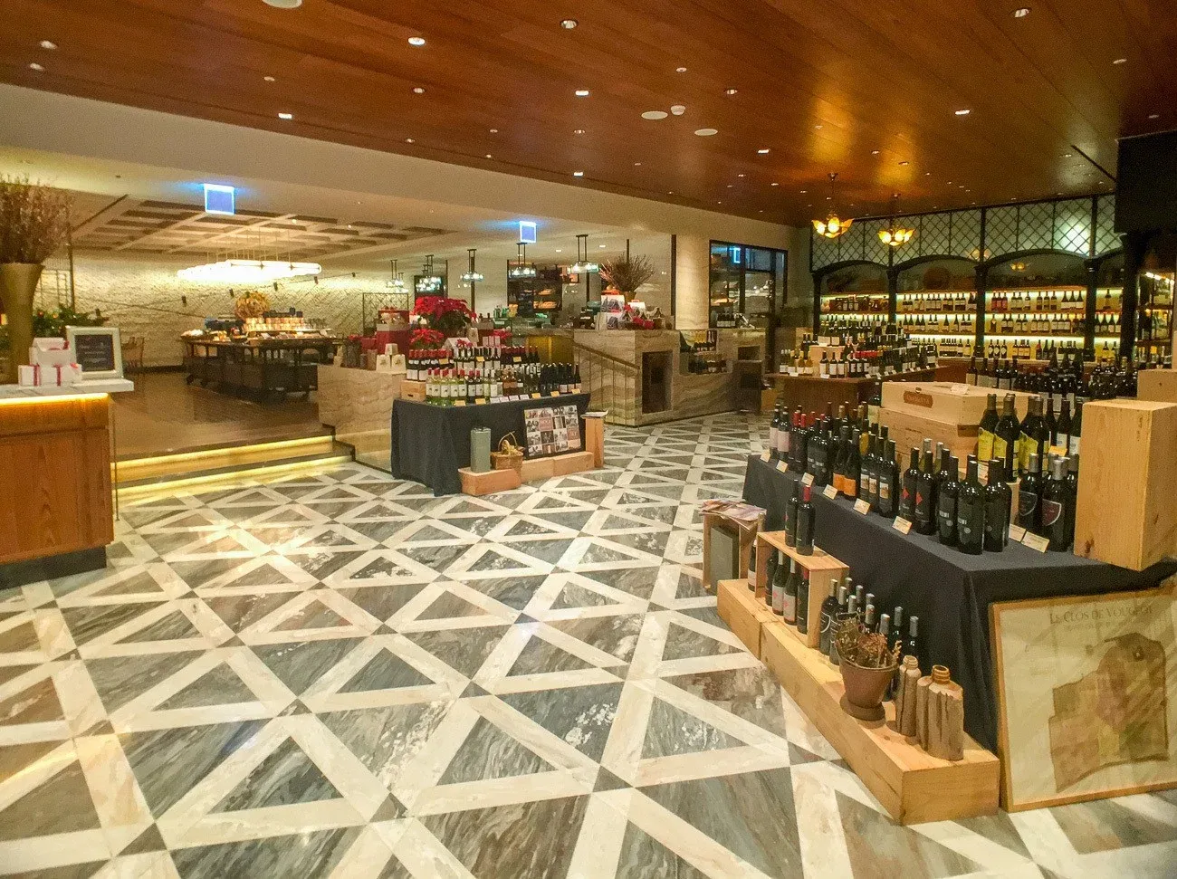 The Marketplace inside Four Seasons Hotel Seoul has a well-curated wine selection.